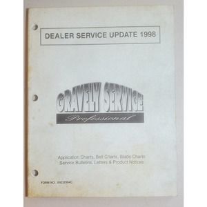 Gravely Mowers Dealer Service Update 1998